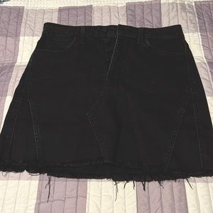 JBD black jean skirt